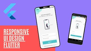 How to make Responsive UI in Flutter  Adapting size according to different screens sizes in flutter [upl. by Rand]