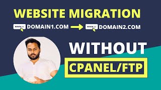 How to Migrate Website from One Domain to Another Domain  WordPress Website Migration [upl. by Lantha]