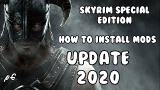 Skyrim SE How to Manually Install Mods PC 2020   Skyrim Special Edition [upl. by Amahs656]