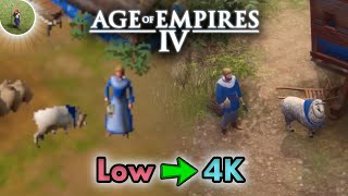 Age of Empires IV  All Graphics Settings [upl. by Adai631]