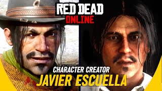 JAVIER ESCUELLA Character Creator RDR2 [upl. by Jenette90]