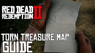 Red Dead Redemption 2 TORN TREASURE MAP GUIDE HOW TO GET OTIS MILLERS REVOLVER [upl. by Nitnerb]