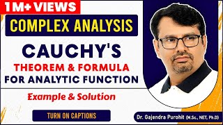 Cauchys Integral Formula For Analytic Function  Example amp Solution [upl. by Artina]