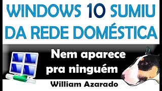 Windows 10 tirou a rede doméstica e agora [upl. by Annoyk]