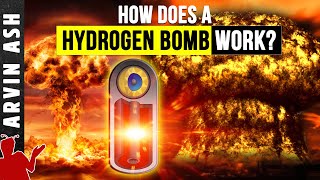 Nuclear Bomb How it Works in detail Atomic vs Hydrogen bomb Hbomb [upl. by Lagiba]