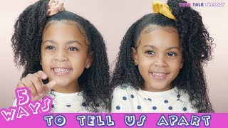 5 Ways To Tell Twins Apart [upl. by Llertrac]