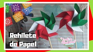 Rehilete de papel  Tricolor [upl. by Elleirua]