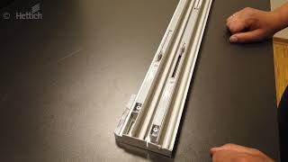 Hettich TopLine XL Sliding Door system  training video [upl. by Marjory]