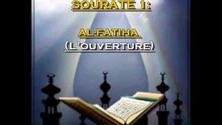 Récitation du Saint Coran Français Arabe  Sourate 1  Al Fatiha [upl. by Chipman777]