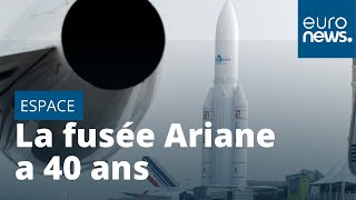 Espace  les 40 ans de la fusée Ariane [upl. by Templa658]