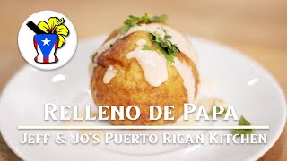 How to make Relleno de Papa Puerto Rican Potato Croquette  Easy Puerto Rican Recipe [upl. by Ecarret]