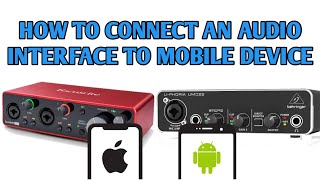 HOW TO CONNECT AUDIO INTERFACE TO ANDROID amp iOS DEVICE Philippines [upl. by Cosimo173]