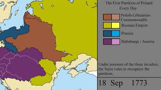 The Partitions of Poland Every Day [upl. by Matilda]