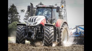 New Steyr Terrus 6300 CVT  300 ch  Autoguidage RTK Trimble [upl. by Gellman480]