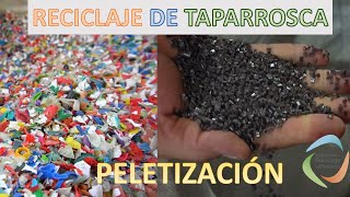 RECICLAJE DE TAPITAS 3 de 3 PELETIZACIÓN [upl. by Nosremaj]