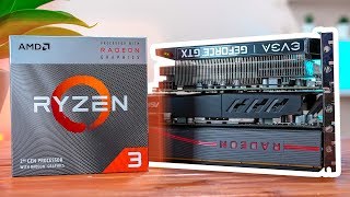 Ryzen 3 3200G Benchmarks with Dedicated Graphics Cards [upl. by Alicsirp163]