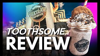 Toothsome Chocolate Emporium Dining Review  Universal Orlando Resort [upl. by Carmencita]