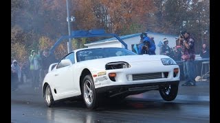 Nyce1s  Joel Grannas Racing 6 Speed Toyota Supra at IFO Atco Dragway [upl. by Nilra]