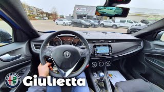 New Alfa Romeo Giulietta 2021 Test Drive Review POV [upl. by Ulrika365]