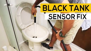 RV How To Black Tank Sensor Cleaning [upl. by Ilellan]