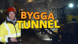 Bygga tunnel Så går det till att spränga för nya tunnelbanan [upl. by Longfellow979]