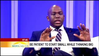 Be patient to start small while thinking big  Vusi Thembekwayo [upl. by Verlee]