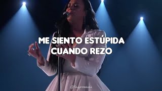 Demi Lovato  Anyone  español GRAMMYs Performance 2020 [upl. by Kutzer]