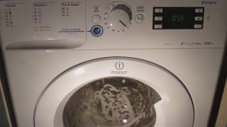 Washing Machine Indesit XWE 61452  quotAuto Cleanquot [upl. by Annyrb]