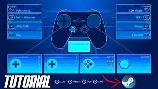 How To Use A Controller On ANY STEAM PC Game Tutorial Xbox PS4 Steam Controller [upl. by Sherburn]