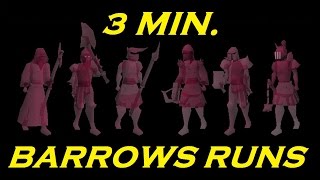 3 Minute Guide to 3 Minute Barrows Runs 2007scape [upl. by Bradstreet]