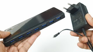 Best USB Hub  Power Adapter Included TPLink 7port [upl. by Irme]