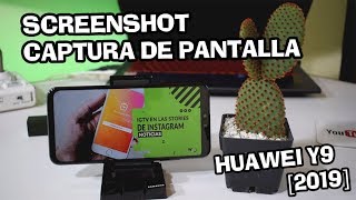 HUAWEI Y9 ☑️Cómo Hacer CAPTURA De Pantalla o SCREENSHOT 📲 [upl. by Caffrey]