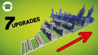 Minecraft WALL  7 Upgrades in Minecraft [upl. by Noevad116]