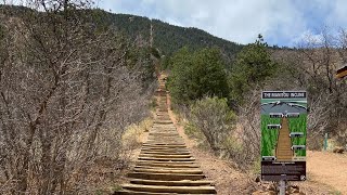 Hiking the Manitou Incline April 20 2023 [upl. by Kerry]