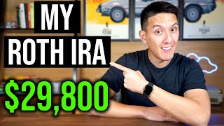 Revealing My Roth IRA Portfolio  How To Pick Investments for YOUR Roth IRA 2022 [upl. by Tarkany357]