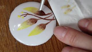 Painting on Enamel part 1  enamel Workshop [upl. by Riti]