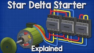 Star Delta Starter Explained  Working Principle [upl. by Valli]