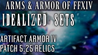 Idealized Artifact Armor FFXIV Patch 525 [upl. by Yemarej]