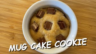 Mug cake COOKIE  LeCoinDuChef [upl. by Elleined]