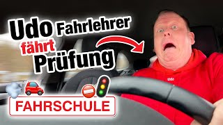 Praktische Führerscheinprüfung mit Udo 🤯  ÜBERRASCHUNG  Fischer Academy [upl. by Carbone]