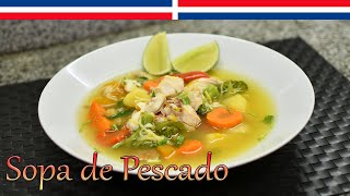 Sopa de Pescado  Cocinando con Yolanda [upl. by Jaunita300]