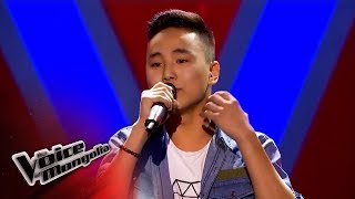 MunhbayarSh  quotZuudquot  Blind Audition  The Voice of Mongolia 2018 [upl. by Enawtna]