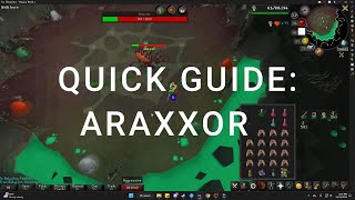 OSRS Quick Guide  Araxxor [upl. by Dowzall]