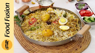 Anda Malai Biryani Recipe by Food Fusion [upl. by Ativet233]