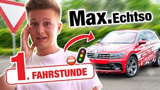 Erste Fahrstunde mit Max  Echtso Naturtalent 😎  Fischer Academy [upl. by Finlay]