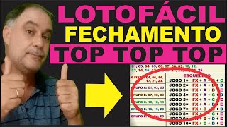 Como Fazer Um Incrível Fechamento Para Lotofácil [upl. by Tenn]