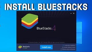 How to Download and Install Bluestacks 4 on Windows 10 [upl. by Nilyac]