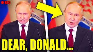 WATCH PUTIN ISSUE TERRIFYING WARNING TO TRUMP [upl. by Naujuj]