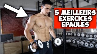 5 meilleurs exercices épaules [upl. by Amalee496]