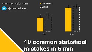 Ten Statistical Mistakes in 5 Min [upl. by Otero412]